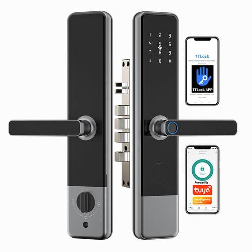 High Security Anti Theft Fingerprint Door Lock with TTlock Tuya WiFi Electronic Digital Smart Lock