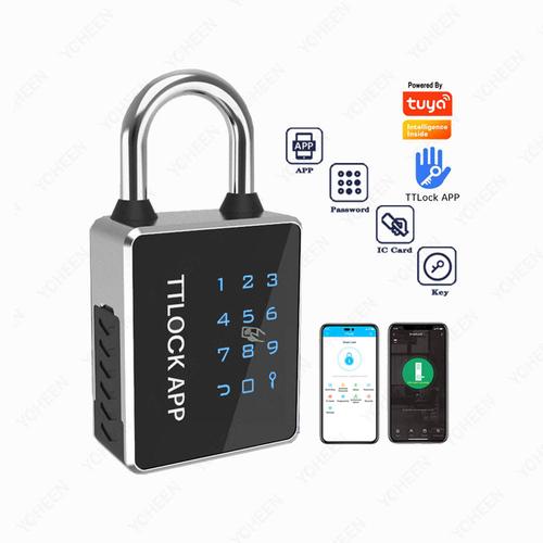 Waterproof IP65 Security Combination NFC Padlock Ttlock App Padlocks and Keys in Bulk Smart Padlock