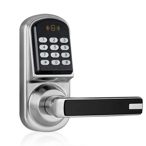 Security Electronic Cylinder Knob Key Card Digital Code Mini Smart Deadbolt Door Handle Lock