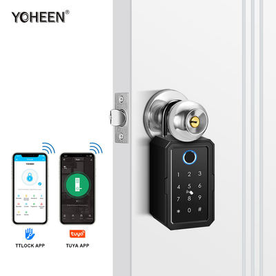 Smart Key Safe Storage Box TTlock Tuya WiFi APP Digital Key Card Fingerprint Security Smart Lock Box