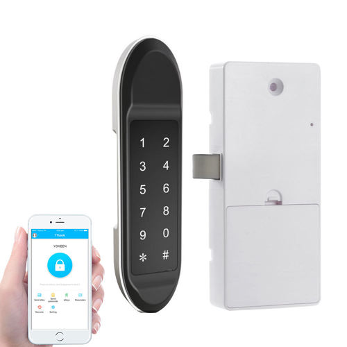 TTlock WiFi App Control Electronic Digital RFID Card Locker Lock For Gym SPA Cabinets