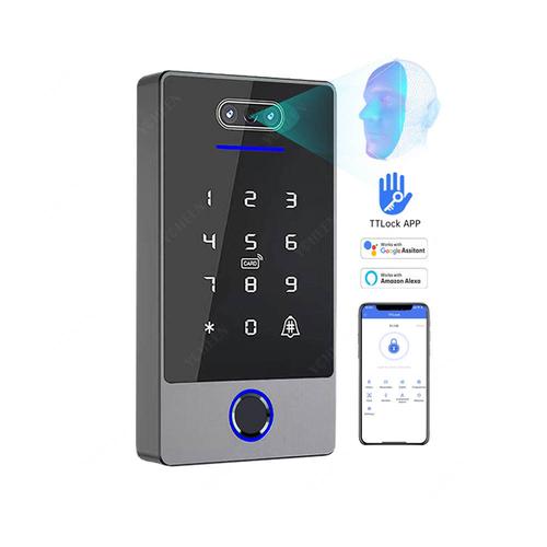 3d Face Recognition Access Control System Biometric Fingerprint Waterproof  Card Nfc TTlock App