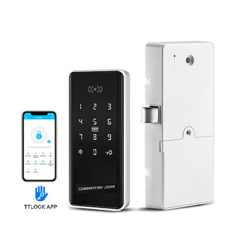 Home Office Gym Spa Locker Drawer Electronic TTlock Smart App RFID Pin Code Intelligent Cabinet Lock