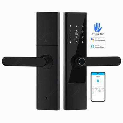 TTlock Ble Fingerprint Password Smart Digital Card Intelligent Door Lock Waterproof Security &nbsp;Lock