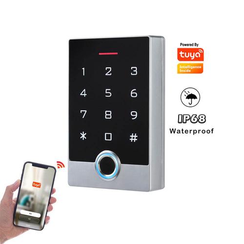 Waterproof TUYA App Wifi Smart Access Control Keypad Fingerprint Access Control System Card Reader