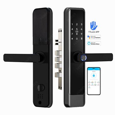 TTlock App Smart Lock Fingerprint Password Nfc Key Card Door Lock 6068 Mortise Digital Smart Lock