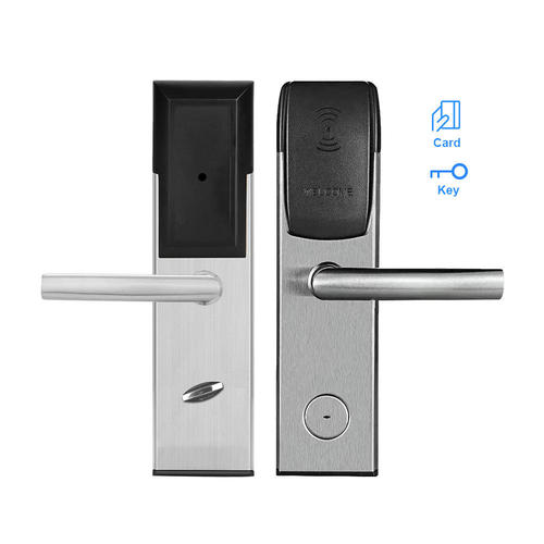 YOHEEN Electronic Keyless Entry RFID Card Smart Door Lock for Hotel With Management System Software