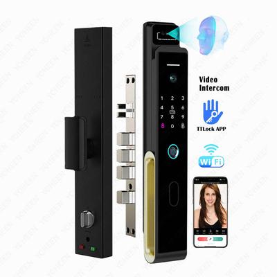 Ttlock Smart Biometric Face Recognition Fingerprint Door Lock Remote Voice Intercom Intelligent Lock