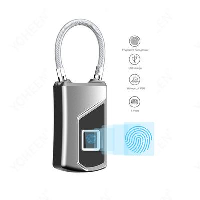 Waterproof IP66 Electronic Smart Standby briefcase/bag/door/cabninet/luggage/Fingerprint Padlock