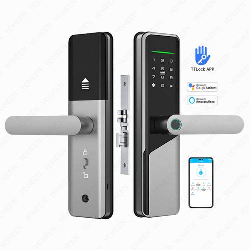 TTLOCK APP Latest design high quality Electric Digital Fingerprint Smart Door LockDoor Lock